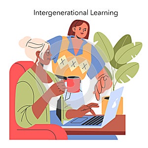 Perennials. Flat Vector Illustration