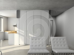 Interioir of modern living-room