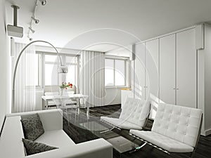 Interioir of modern living-room