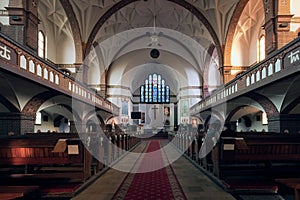 The interior.