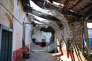 Interior of an abandoned house