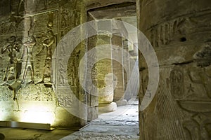 Interior Abydos Temple, Egypt