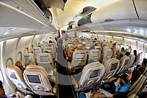 Interior of a Airbus