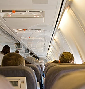 Interior of Airplane