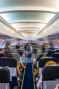 Interior airplane