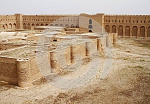 Al Ukhaidir desert fortress near Karbala in Iraq. photo