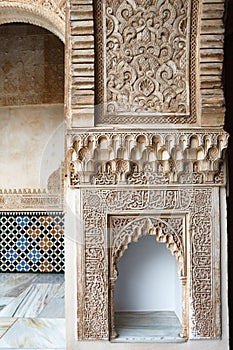 Interior of Alhambra, Granada