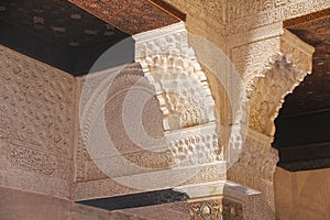 Interior of Alhambra Palace, Granada, Spain