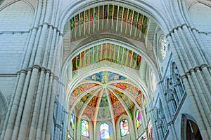 Ceiling Above Apse, Almudena Cathedral, Madrid, Spain