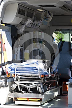 Interior ambulance