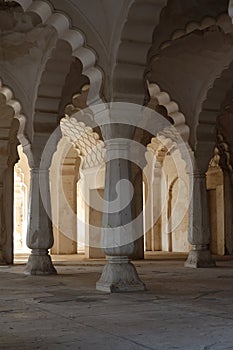 Interior Arches, Bini-ka Maqbaba Mausoleum, Aurangabad, Maharashtra, India