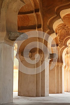 Interior Arches, Lotus Mahal, Hampi, near Hospete, Karnataka, India