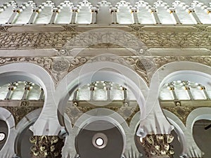 Interior arches of the Santa Maria La Blanca Synagogue - Toldeo, Spain, Espana