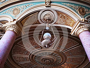 Interior architecture at the Romanian Athenaeum