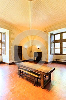 Interior of Azay le Rideau castle