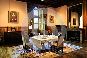 Interior of Azay le Rideau castle