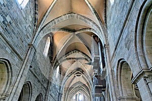 Interior of Bamberg Cathedral in Bamberg, Upper Franconia, Germany