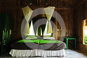 Interior, Bamboo house