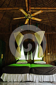 Interior, Bamboo house