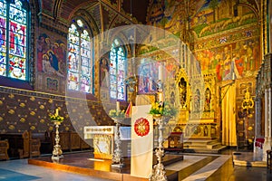 Interior of the Basilica of the Holy Blood - Basiliek van het Heilig Bloed