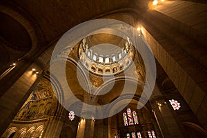 Interior of Basilica Sacre Coeur, Paris