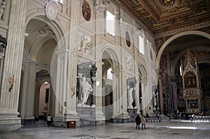 Interior of Basilica of St. John the Lateran