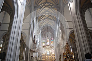 Interior of beautiful historical old christian church