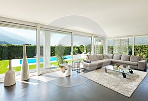 Interior, beautiful living room