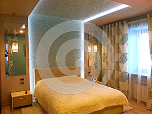 Interior bedroom lighting