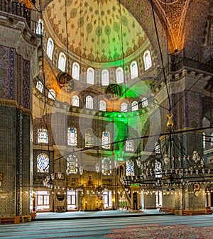 Interior of the Blue Mosque