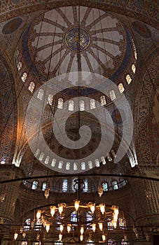 Interior of the Blue Mosque, Istanbul