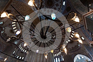 Interior of the Blue Mosque / Istanbul, Turkey