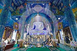 Interior of the Blue Temple