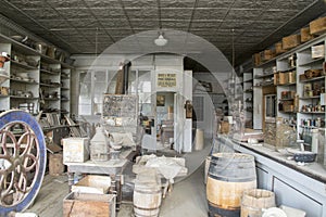 Interior of Boone Store and Warehouse, Bodie, California