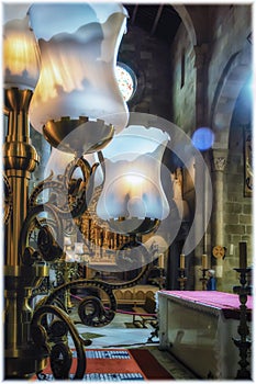 Interior of Braga Cathedral. Portugal.