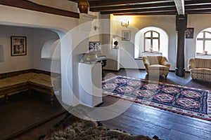 Interior of the bran castle, Romania
