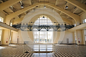 Interior of Building A Hall, Radio Kootwijk, The Netherlands photo