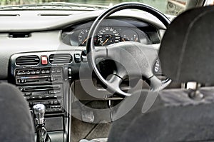 Interior of a car