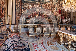 Interior of a French castle