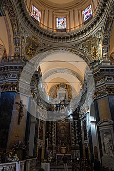 Interior of Cathedral in Nice, France