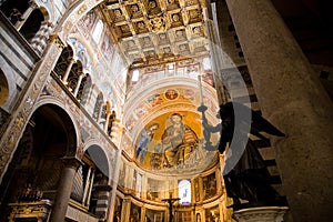 Interior cathedral Pisa