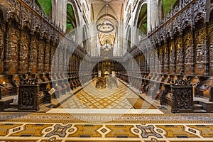 interior of the cathedral of Sainte-Marie in Auch, Gers department, Occitanie, France