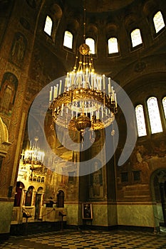 Interior of Cathedral, Sofia, Bulgaria