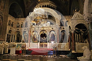 Interior of Cathedral, Sofia, Bulgaria