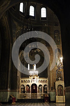 Interior of Cathedral, Sofia, Bulgaria