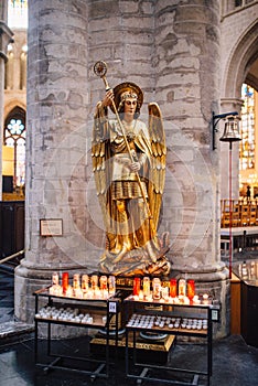 Interior of the Cathedral of St. Michael and St. Gudula, Brussels