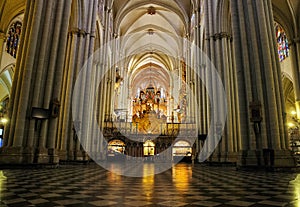 Interior of Cathedral of Toledo