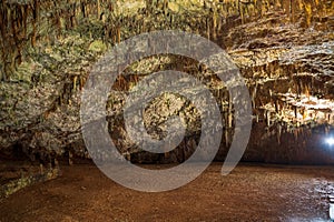 Interior of a Cave of Drogarati at Sami of Kefalonia island