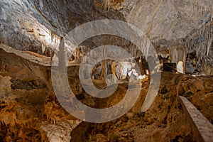 Interior of the caves of Borgo Verizzi