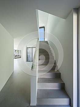Interior, cement staircase